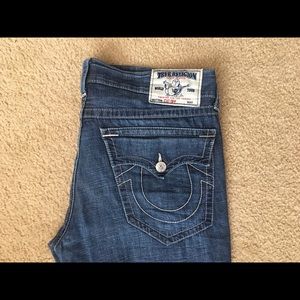 True religion cut off shorts